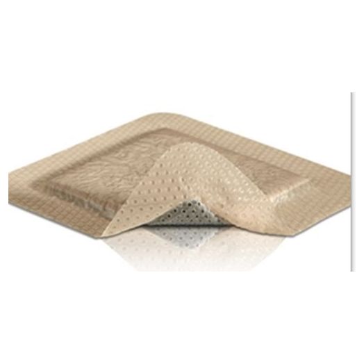 Molnlycke Mepilex Border Ag Antimicrobial Silver Foam Dressing, 4 x 4 Inch