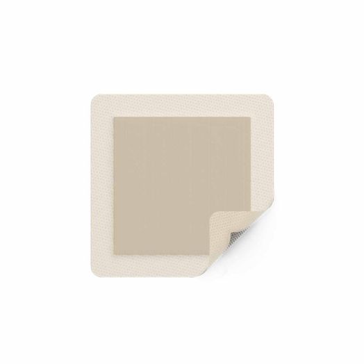 Mölnlycke Mepilex Border Ag Antimicrobial Silver Foam Dressing, 4 x 4 Inch