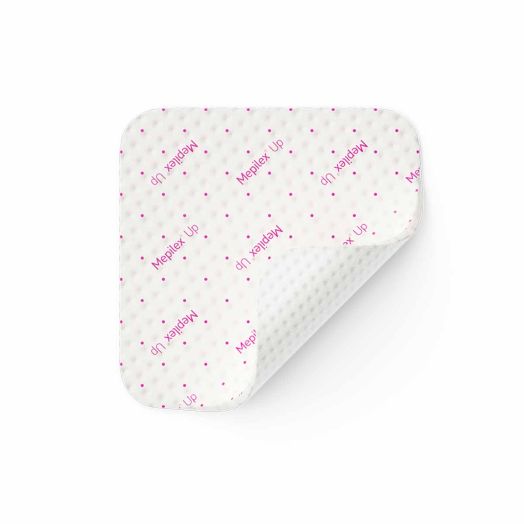Molnlycke Mepilex Up Non-Bordered Foam Dressing, 4 x 4 Inch