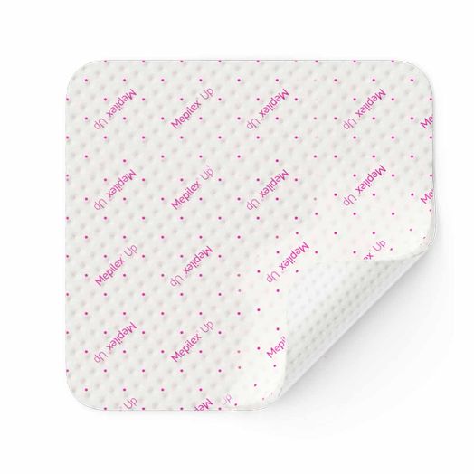Molnlycke Mepilex Up Non-Bordered Foam Dressing with Safetac, 6 x 6 Inch