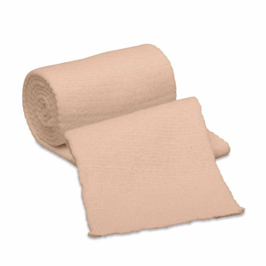 Molnlycke Tubigrip Elasticated Tubular Bandage, Size F 4 Inch x 10 Meter Beige