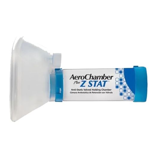 Monaghan AeroChamber Plus Z Stat Anti-Static Valved Holding Chamber, Large ComfortSeal Mask