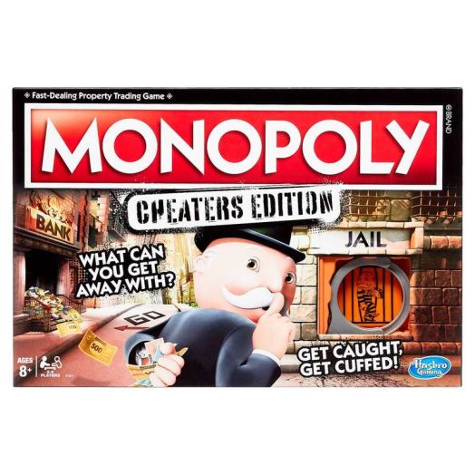 Monopoly Cheaters Edition Board Game for Families and Kids, Family Game, Ages 8 and up ( Exclusive)