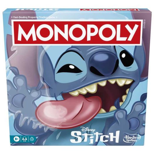 Monopoly Disney Stitch Edition Board Game, Officially Licensed Disney Game for Kids, Ages 8 and up ( Exclusive)
