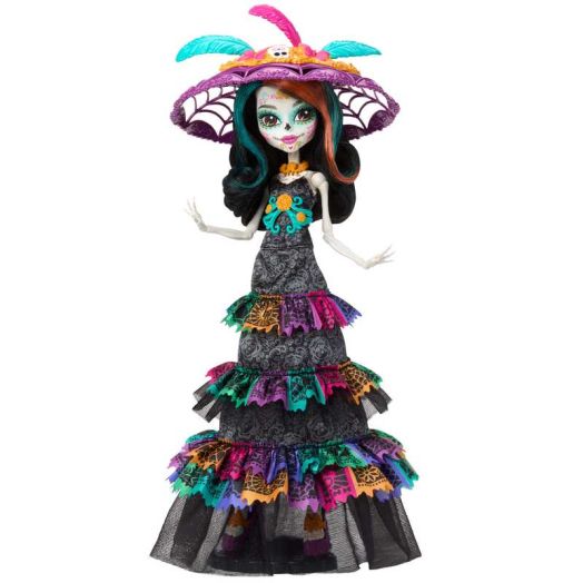 Monster High Skelita Calaveras Howliday Collectible Doll with La Catrina Hat, Día De Muertos 2024