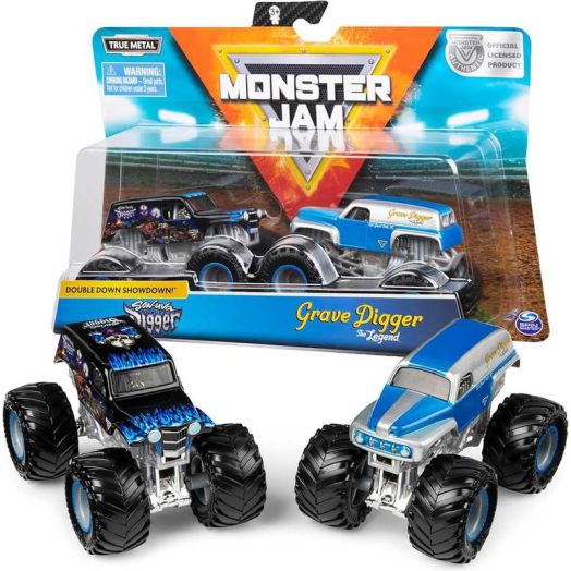 Monster Jam Grave Digger Kids Truck Play Vehicle, Plastic