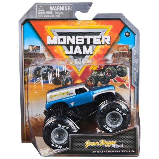 Monster Jam, Official Grave Digger the Legend Monster Truck, Die-Cast Vehicle, 1:64 Scale, Kids Toys for Boys Ages 3 and up | Monster Jam