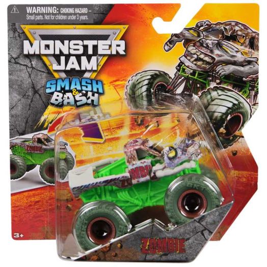 Monster Jam Smash & Bash Zombie, 1:64 Scale