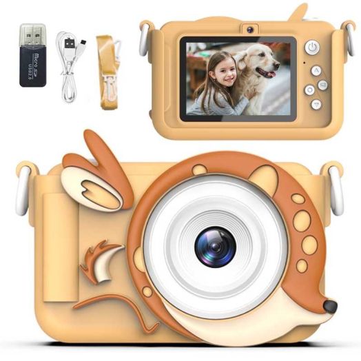 MOPO Kids camera 3 8 years old Brown Deer Camera for Kids Children Toddler Toy Camera Halloween Gift for Christmas