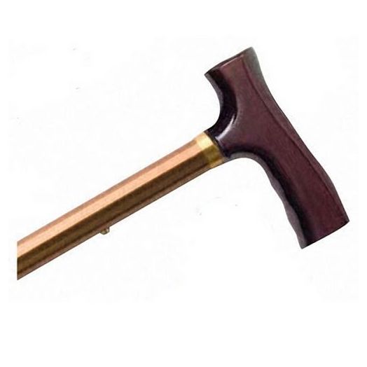 Mountain Properties Folding Travel Cane with Fritz Handle, Bronze Aluminum