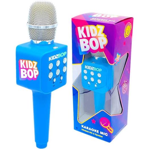 Move2Play, Kidz Bop Karaoke Bluetooth Microphone | The Hit Music Brand for Kids | Birthday Gift for Girls and Boys | Toy for Kids Ages 4, 5, 6, 7, 8+ Years Old