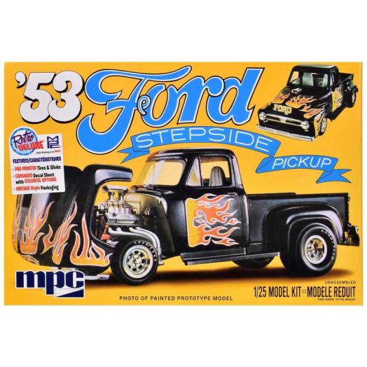 Skill 2 Model Kit 1953 Ford Stepside Pickup Truck 1/25 Scale Model by MPC