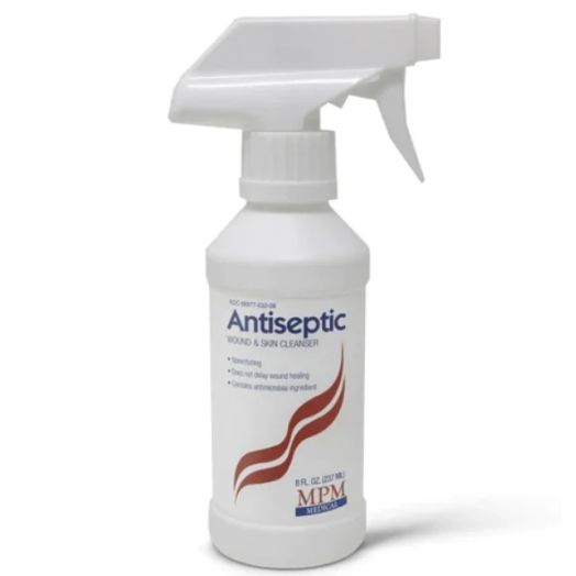 MPM Medical Antiseptic Wound & Skin Cleanser, 8 oz. Spray Bottle