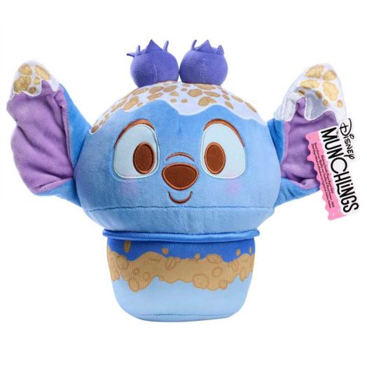 Disney Munchlings Squeeze-A-Munch Large Scented Blueberry Crumble Frozen Yogurt Stitch 10-inch Plush