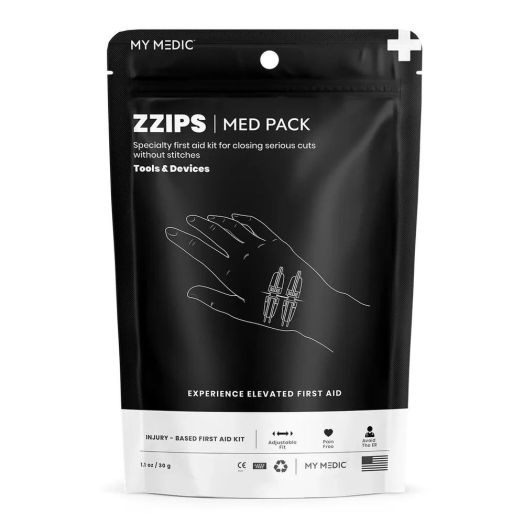 My Medic MED PACKS ZZIPS Cut Kit First Aid Kit, Plastic Pouch