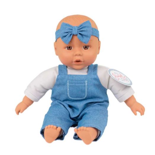 My Sweet Love 12-inch Soft Baby Doll, Chambray Outfit