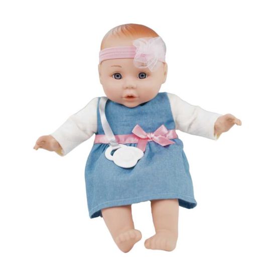 My Sweet Love 14-inch My Cuddly Baby Doll, Denim Dress