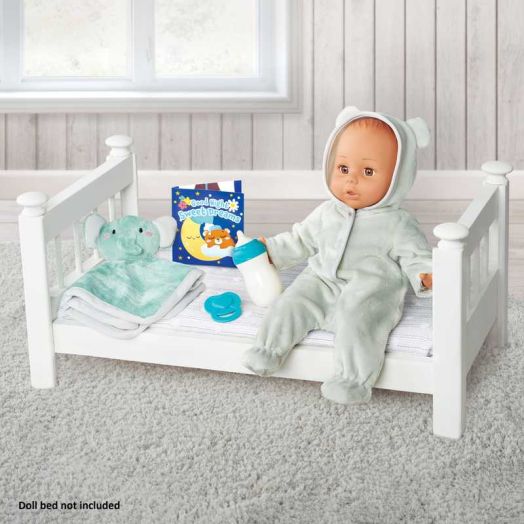 My Sweet Love Bedtime Baby Doll Play Set, Grey Outfit, 14-inch Doll, 6 Pieces Included