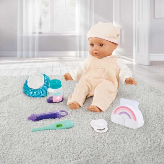 My Sweet Love Get Better Baby Doll Play Set, Ivory Outfit, 14-inch Doll, 10 Pieces Included