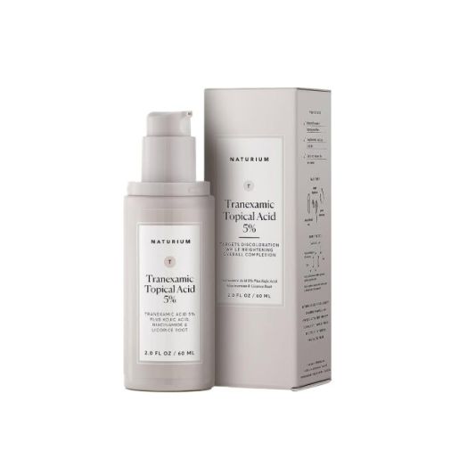 Naturium Tranexamic Topical Acid 5%, Plus Kojic Acid, Niacinamide & Licorice Root, Face & Skin Care Treatment, Dark Spot Remover, 2 oz