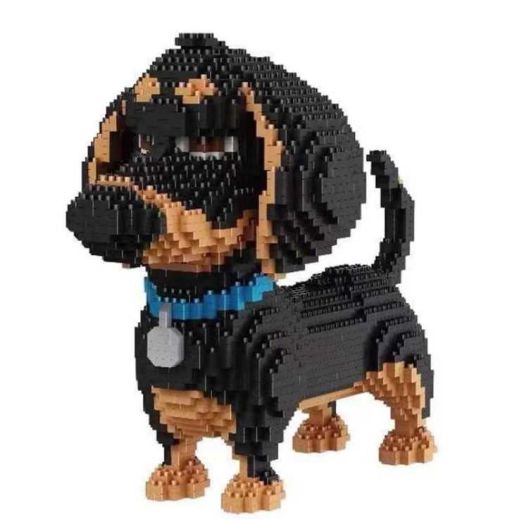 NAYIHOOP Black Dog Building Sets Animals for Boy Girls 14+ Not Compatible with Lego