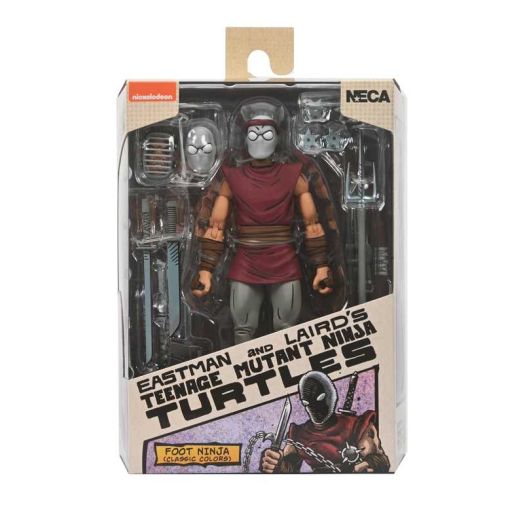 Teenage Mutant Ninja Turtles (Mirage Comics) 7" Classic Color Foot Ninja Action Figure, by NECA