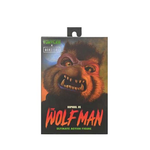 Universal Monsters Teenage Mutant Ninja Turtles 7" Raphael as The Wolfman Action Figure, by NECA