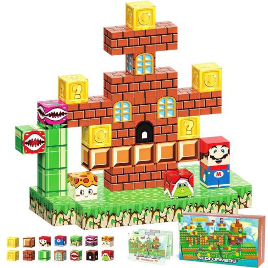 80PCS Magnetic Blocks Building Set for Boys & Girls