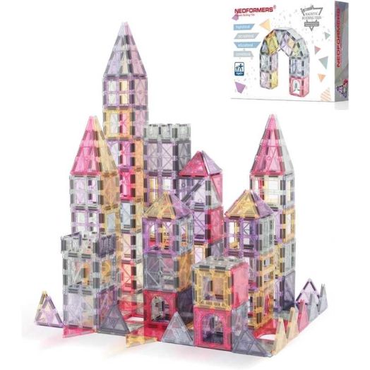 NEOFORMERS 3D Building Magnetic Tiles. 40 Piece Pack