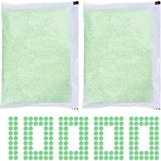 Nerf Pro Gelfire Rounds, 10,000 Glow in The Dark Gelfire Rounds, for Nerf Pro Gelfire Blasters, Outdoor Games, Ages 14 & Up