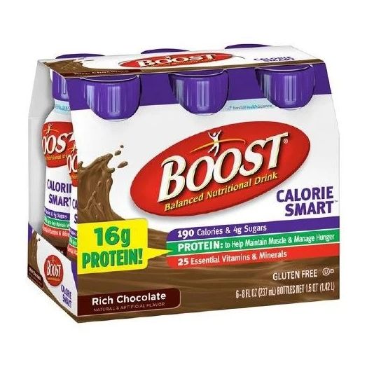 Nestle Boost Calorie Smart Balanced Nutritional Drink, Very Vanilla 8 oz Bottle