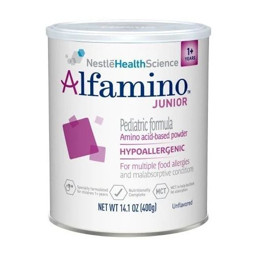 Nestle Healthcare Nutrition Alfamino Junior Amino Acid-Based Pediatric Formula, Unflavored 14.1 oz