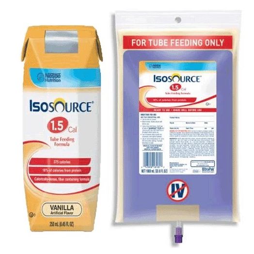 Nestle ISOSOURCE® 1.5 Cal Complete Tube Feeding Formula, 1000 ml Ready to Hang