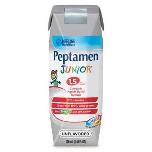 Nestle PEPTAMEN Junior 1.5 Complete Peptide-Based Formula, Unflavored 8.45 oz