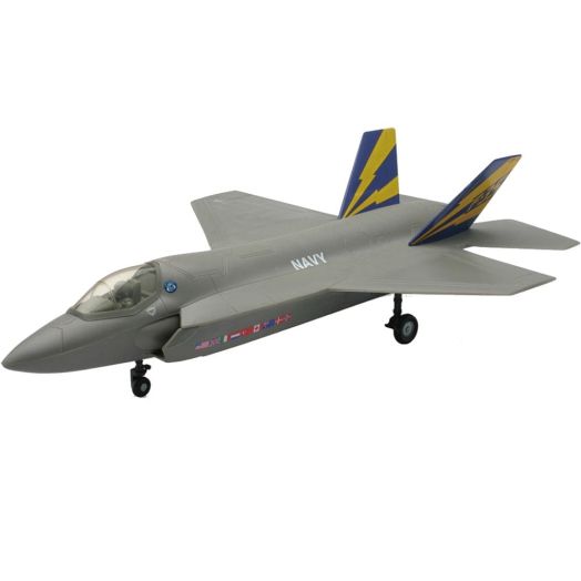 NewRay Lightning Navy On Plane Diecast Aircraft, 1:44, Grey