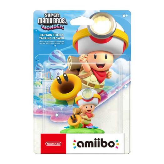amiibo - Captain Toad & Talking Flower - Super Mario Bros. Wonder Series
