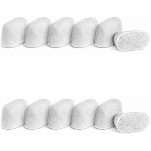 12-Pack - Breville Compatible Coffee Machine Premium Water Filter Replacement with Ion Exchange Resin for BWF100