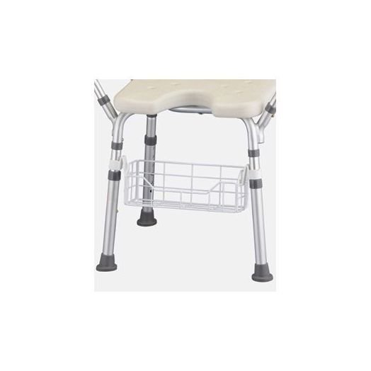 NOVA Medical Products Bath Seat Basket, White 12 x 4 x 4 Inches