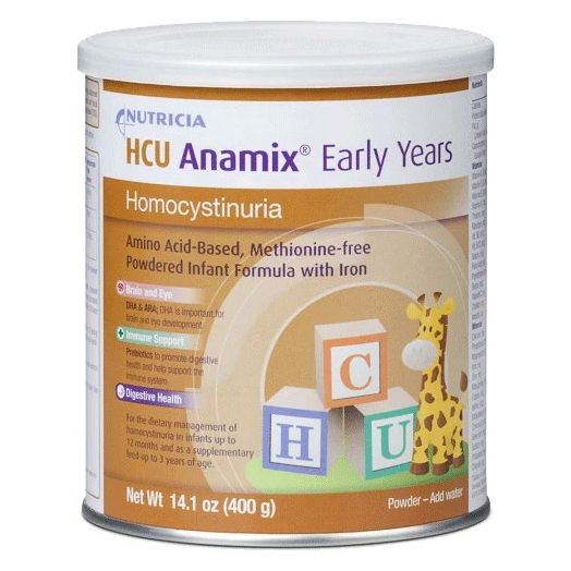 Nutricia HCU Anamix Early Years Infant Formula, Plain Flavor 400 Gram Can