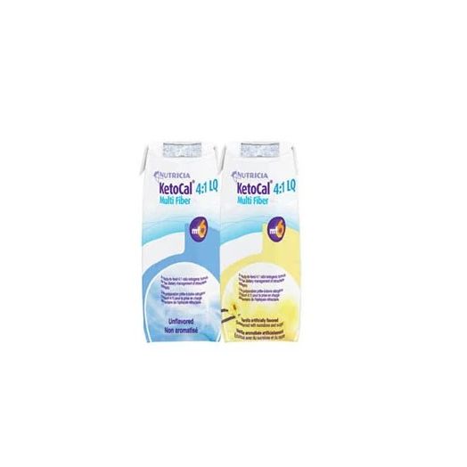 Nutricia KetoCal 4:1 LQ Multi Fiber Nutritional Drink, Unflavored 8 oz