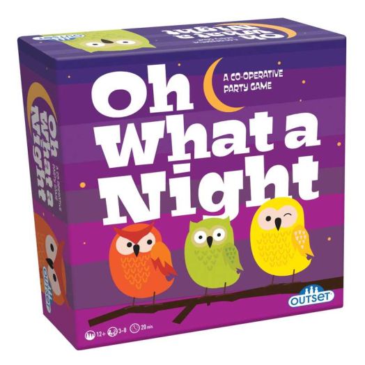 Oh What A Night Game - Cooperative Family Party Game, Outset Media, Fun Guessing Game for Parties, Families & Holidays, Wacky Game Night, 3-8 Players, 20-30 Mins, Ages 12+