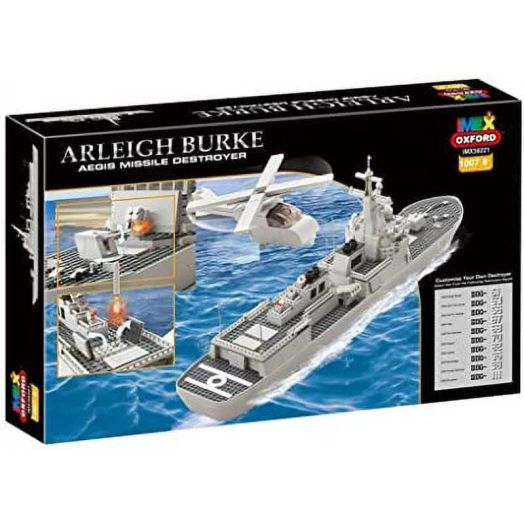 Arleigh Burke U.S. Destroyer Brick Building Set (1,007pc)