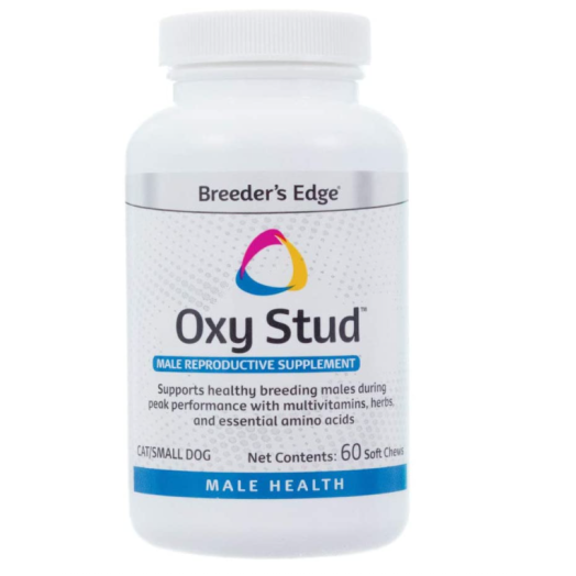 Revival Animal Health Breeders' Edge Oxy Stud- Male Performance Supplement- for Small Dogs and Cats- 60ct Soft Chews