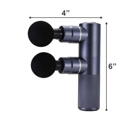 Pain Management Technologies PMT Body Drummer Double Head Percussion Massage Gun, 4 x 6 Inches