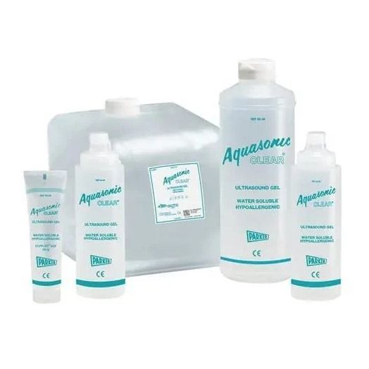 Parker Laboratories Aquasonic Clear Hypoallergenic Bacteriostatic Ultrasound Gel, 1 Liter Jar