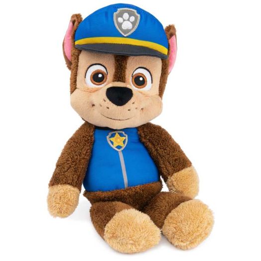 GUND PAW Patrol Official Chase Take Along Buddy Plush Toy, Premium Stuffed Animal for Ages 1 & Up, Blue/Brown, 13"