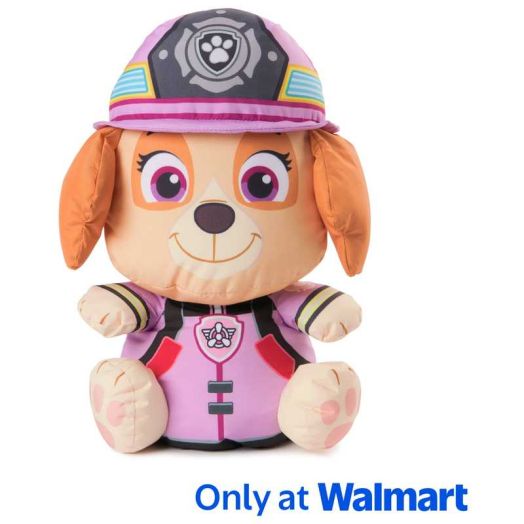 PAW Patrol: Fire Rescue Skye Swisheez Plush Toy, Squishy Stuffed Animal for Kids Ages 3+