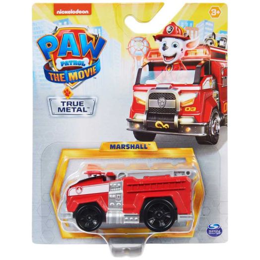 PAW Patrol: The Movie True Metal Marshall Die-Cast Vehicle, 1:55 Scale