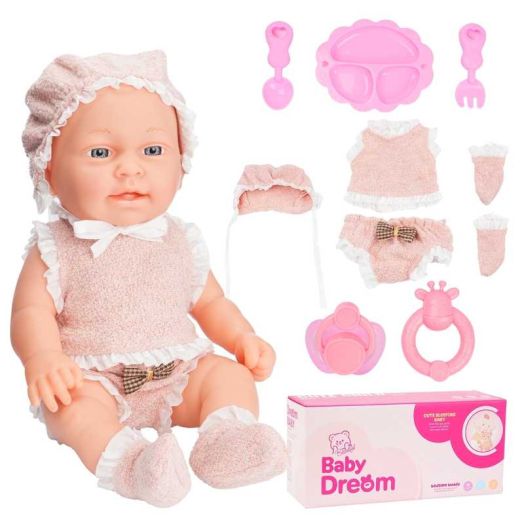 PayUSD Baby Dolls for Toddler 12'' Reborn Lifelike Soft Dolls Pretend Play Preschool Toys Machine Washable Easy to Hold Adorable Birthday Gifts for Girls Boys 1 2 3 4 5 6+ Gift for Christmas