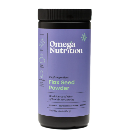 Omega Nutrition Hi Lignan Nutri Flax Flax Seed Powder - 16 oz (454 Grams)